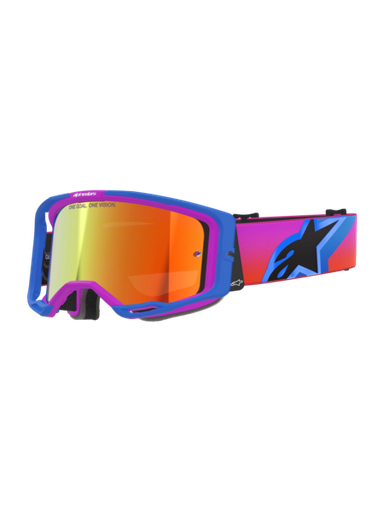 [ALP-AS5101625/7286] Alpinestars Vision 8 Corp Goggles Purple/Orange Mirror Red