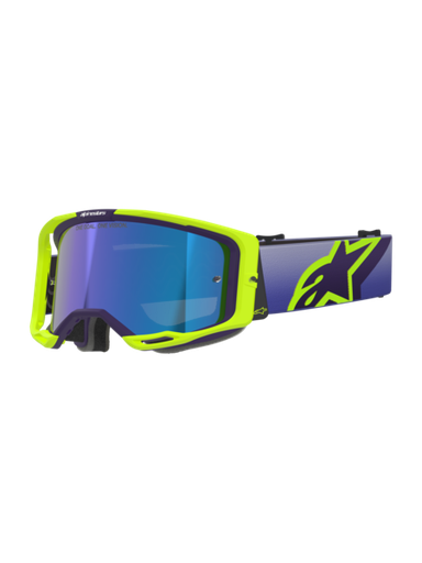 [ALP-AS5101625/3161] Alpinestars Vision 8 Corp Goggles Purple/Yellow Flou Mirror Blue