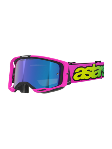 [ALP-AS5100426/3159] Alpinestars Vision 8 Vista Goggles Pink/Flou Yellow Mirror Blue