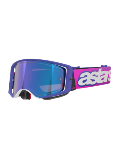 [ALP-AS5100226/3152] Alpinestars Supertech Vista Goggles Purple/Pink Mirror Blue