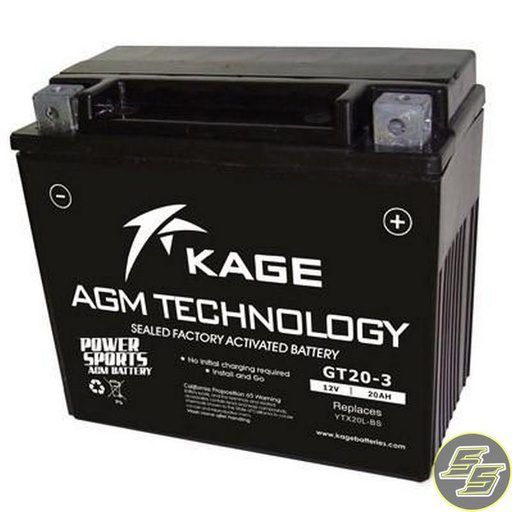 [KAG-GT20-3] Kage Battery Sealed KGT20-3