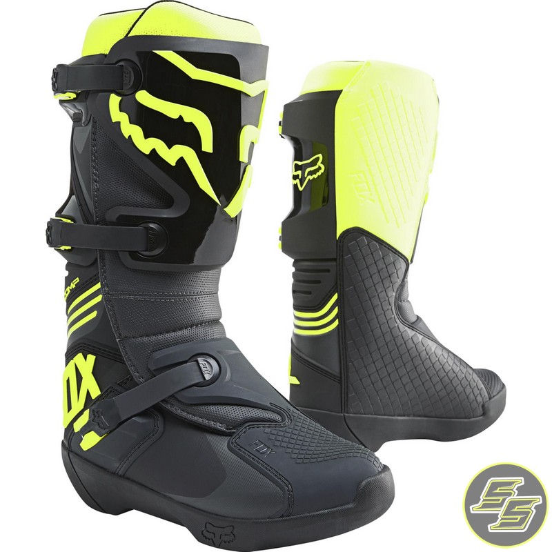 Fox Comp MX Boot Black/Yellow