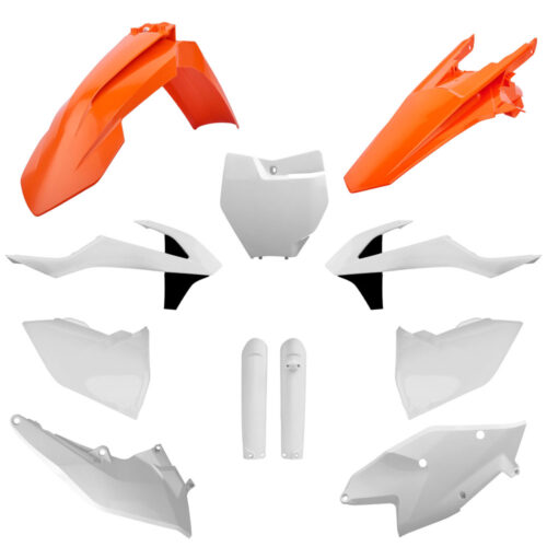 [POL-91563] Polisport Plastic Kit KTM SX/SX-F|XC/XC-F '16-18 OEM Orange/White