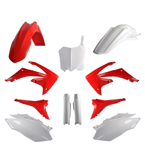 [POL-91525] Polisport Plastic Kit CRF250R/CRF450R '09-10 OEM Red/White