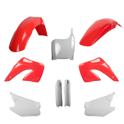 [POL-91510] Polisport Plastic Kit CR125R/CR250R '00-01 Oem Red/White