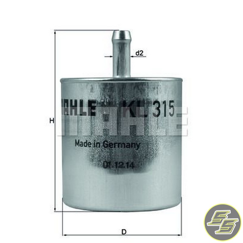Mahle Fuel Filter Inline KL315