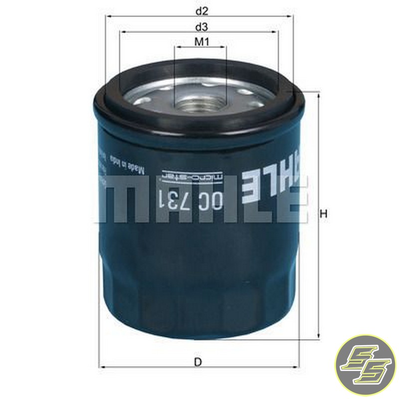Mahle Oil Filter OC731