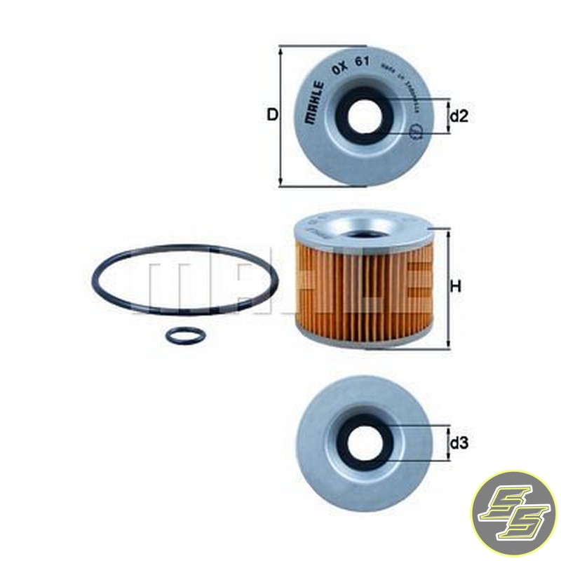 Mahle Oil Filter OX61D