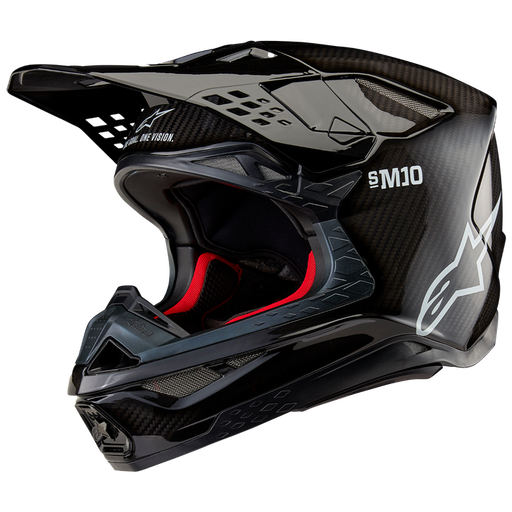 [ALP-ASH8300123-1188] Alpinestars Supertech M10 Black Carbon Helmet