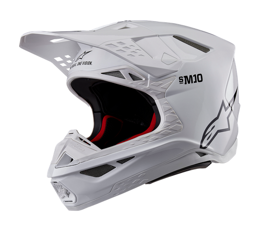 [ALP-ASH8300123-2180] Alpinestars Supertech M10 Solid White Helmet