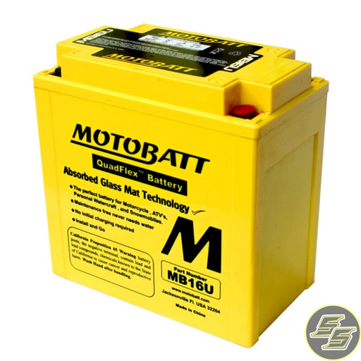 [MTB-MB16U] Motobatt Battery Sealed MB16U