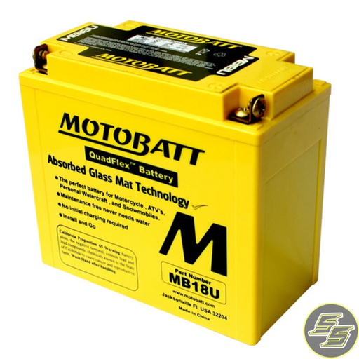 [MTB-MB18U] Motobatt Battery Sealed MB18U