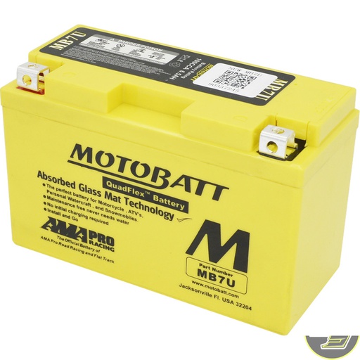 [MTB-MB7U] Motobatt Battery Sealed MB7U