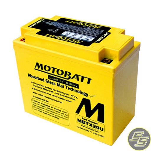 [MTB-MBTX20U] Motobatt Battery Sealed MBTX20U