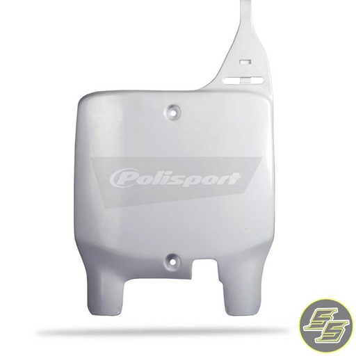 [POL-8667000001] Polisport Front Number Plate Suzuki RM125|250 '99-00 White