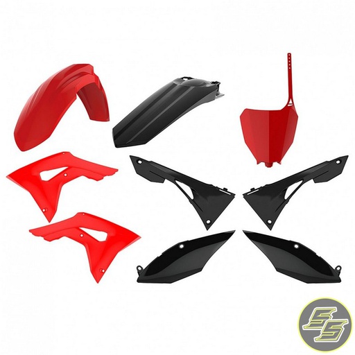 [POL-90833] Polisport Plastic Kit Honda CRF250|450R '17-18 Red/Black