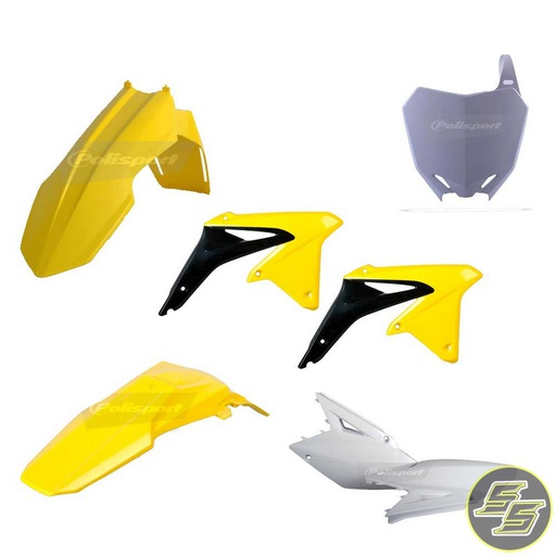 [POL-90209] Polisport Plastic Kit Suzuki RMZ450 '08-17 OEM Yellow