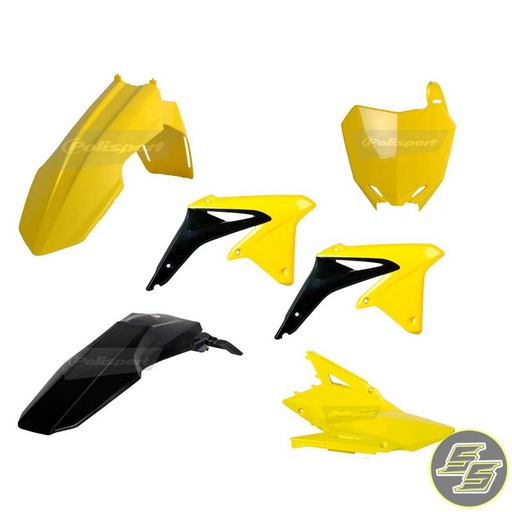 [POL-90627] Polisport Plastic Kit Suzuki RMZ450 '08-17 OEM Yellow