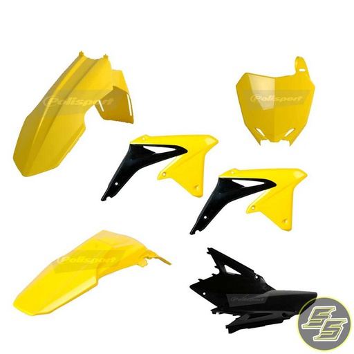 [POL-90726] Polisport Plastic Kit Suzuki RMZ450 '08-17 OEM Yellow
