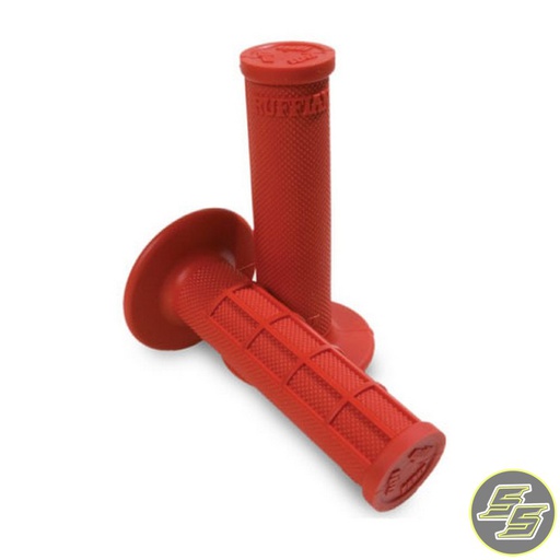 [ODI-H01RFR] ODI MX Grip Half Waffle Single Ply Red