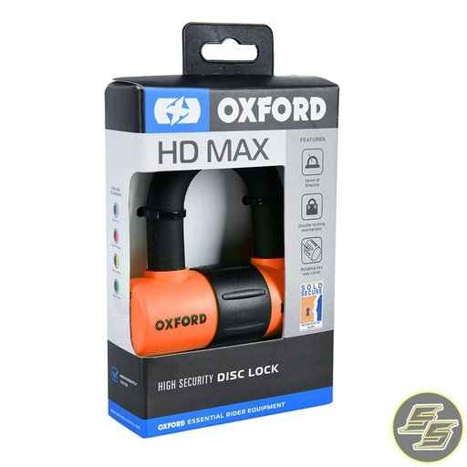 [OXF-LK312] Oxford Disc Lock HD Max Orange