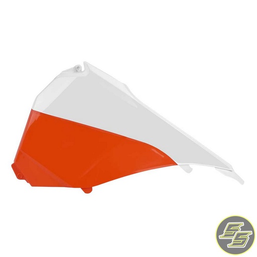 [POL-8455200001] Polisport Airbox Cover KTM EXC|XCW '14-16 Orange/White