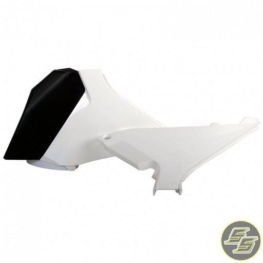 [POL-8403000001] Polisport Airbox Cover KTM SX|XC '11-12 White
