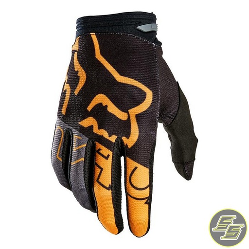 [FOX-28156-595] Fox MX Glove 180 Skew Black/Gold