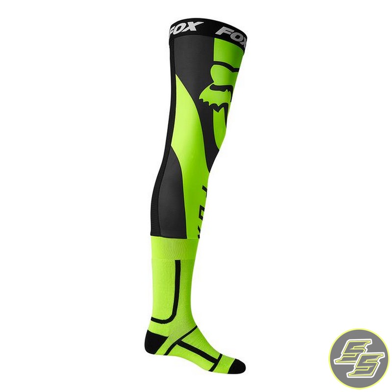 Fox Knee Brace Sock Mirer Flo Yellow