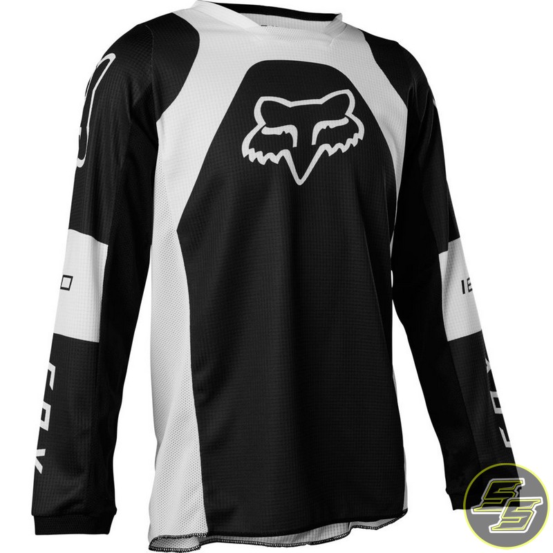Fox 180 Lux MX Jersey Youth Black/White