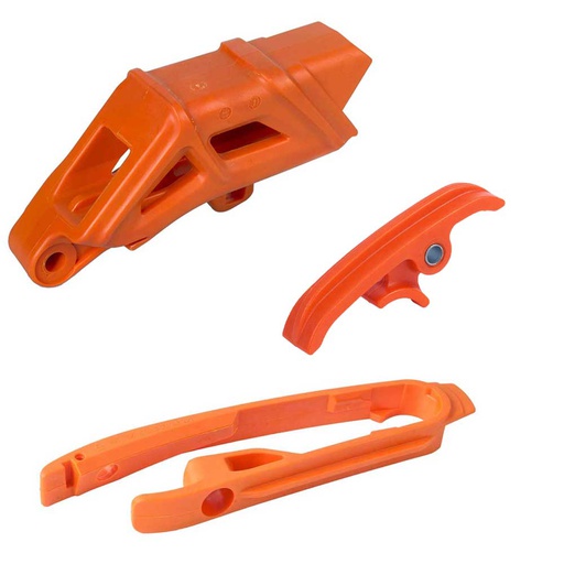 [POL-90610] Polisport Chain Guide & Slider Kit KTM EXC|XCW '12-16 Orange