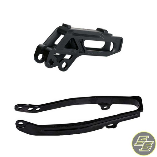 [POL-90585] Polisport Chain Guide & Slider Kit Yamaha YZ '08- Black