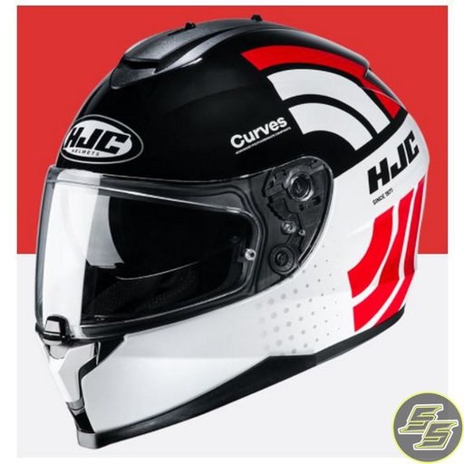 [HJC-C70-CURMC1] HJC Full Face Helmet C70 CURVES MC1