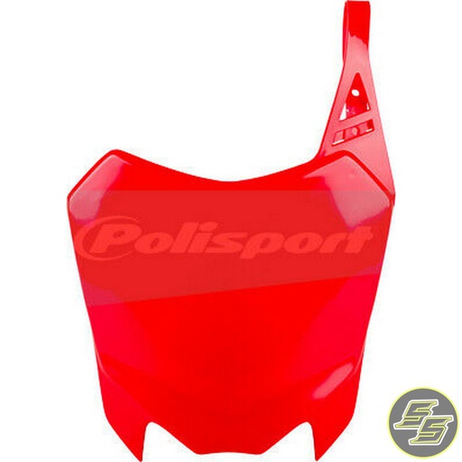[POL-8658800001] Polisport Front Number Plate Honda CRF110 '13-18 Red