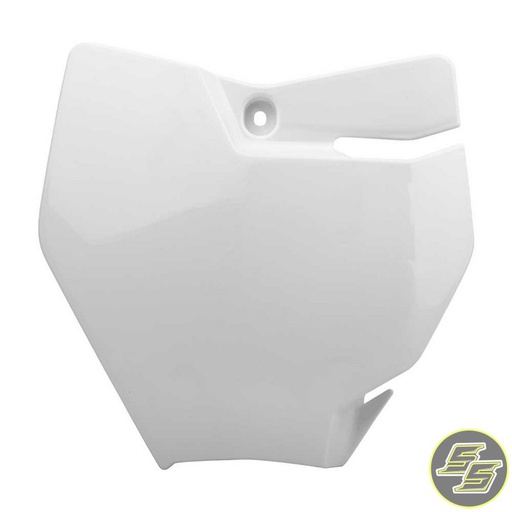 [POL-8665700001] Polisport Front Number Plate KTM 65SX '16-18 White