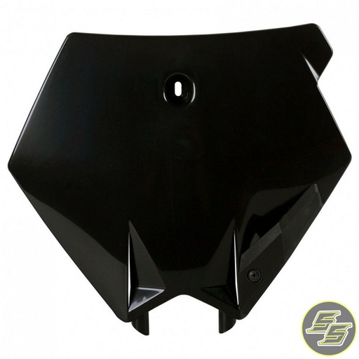 [POL-8660900001] Polisport Front Number Plate KTM SX|XC '05-07 Black