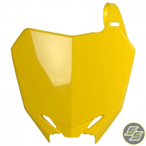 [POL-8659300001] Polisport Front Number Plate Suzuki RMZ250|450 '08-18 Yellow