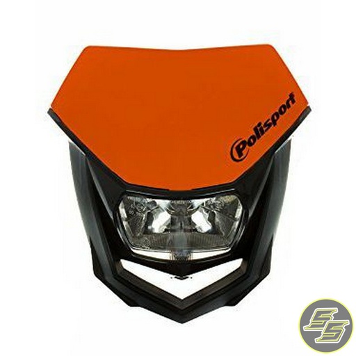 [POL-8657400004] Polisport Halo Headlight Orange/Black