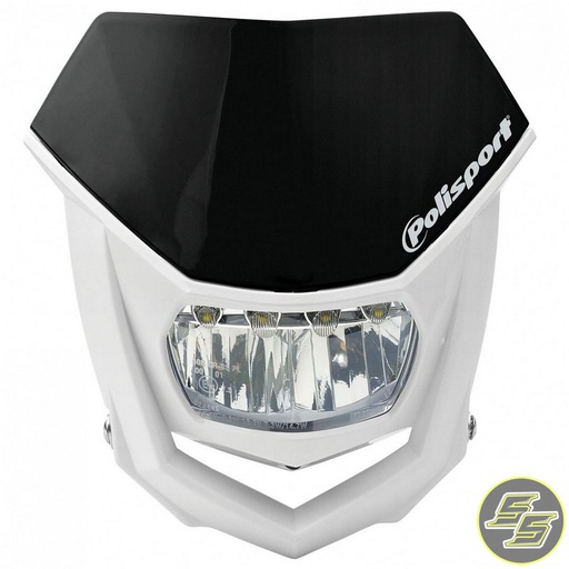 [POL-8667100002] Polisport Halo Led Headlight Black/White