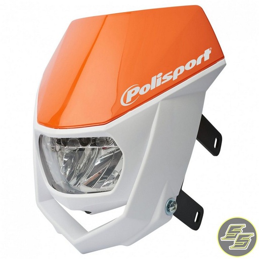 [POL-8667100004] Polisport Halo Led Headlight Orange/White