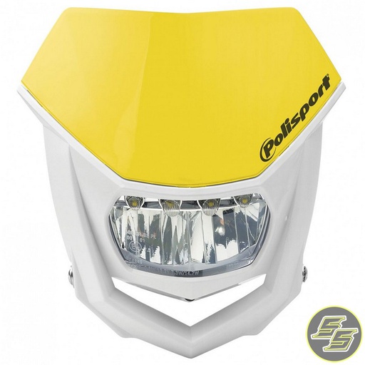 [POL-8667100003] Polisport Halo Led Headlight Yellow/White
