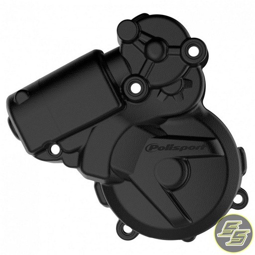 [POL-8464300001] Polisport Ignition Cover Protector KTM 250|300 EXC Husq TE250|300 '11-16 Black