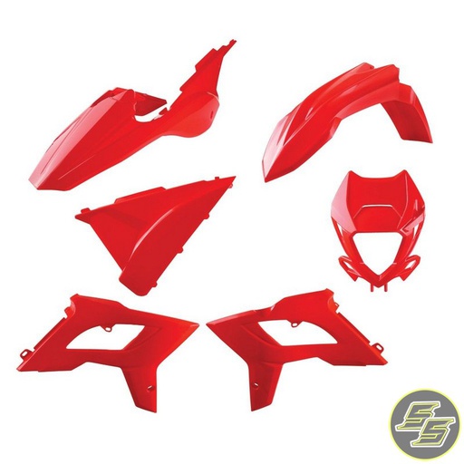 [POL-91075] Polisport Plastic Kit Beta RR '18-19 Restyling Red