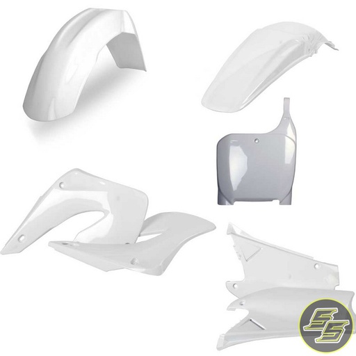 [POL-90757] Polisport Plastic Kit Honda CR125|250R '00-01 White