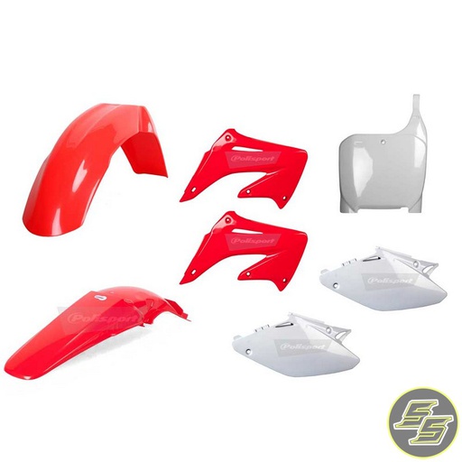 [POL-90604] Polisport Plastic Kit Honda CR125|250R '02-03 OEM Red
