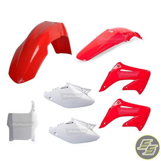 [POL-90082] Polisport Plastic Kit Honda CR125|250R '04-07 OEM Red