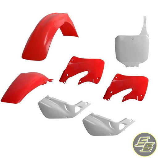 [POL-90080] Polisport Plastic Kit Honda CR125|250R '97-99 OEM Red