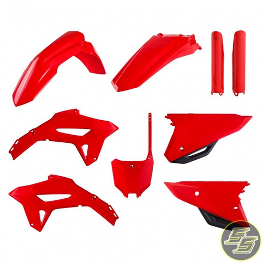[POL-91054] Polisport Plastic Kit Honda CRF450R '21 OEM Red