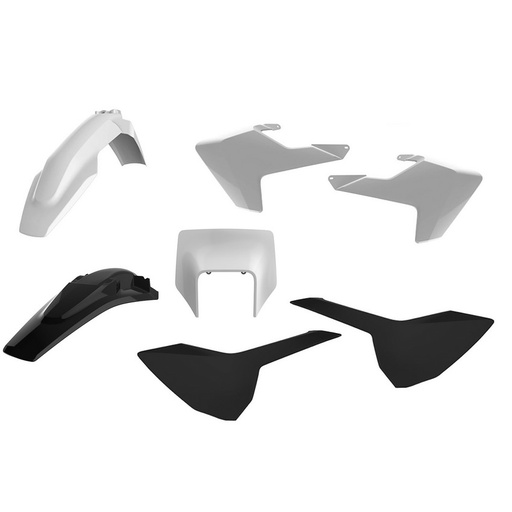 [POL-90896] Polisport Plastic Kit Husqvarna TE|FE '17-19 White