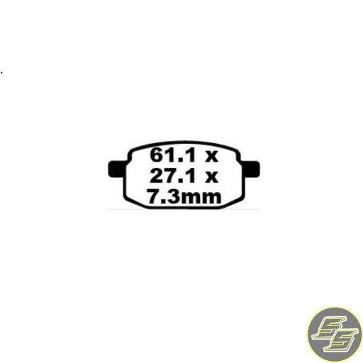 [PRE-P117] Premier Brake Pad Organic Standard FA169